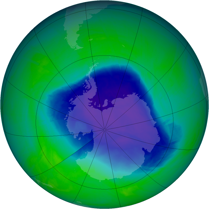 Ozone Map 2008-11-05